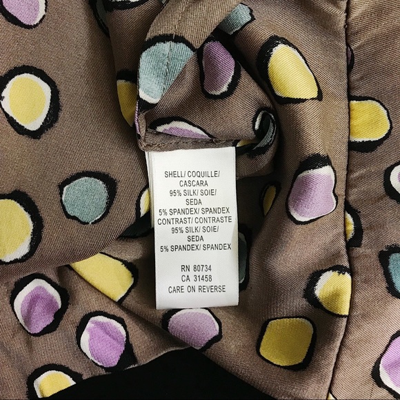 BCBG Maxazria Brown Polka Dot Halter Top - Picture 5 of 5